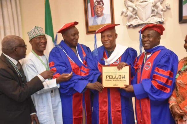 ACMAN confers highest membership status on VP Shettima
