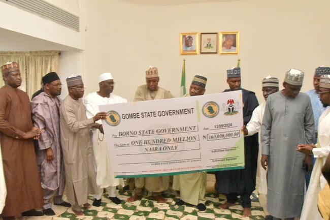 Gombe govt donates