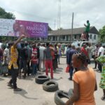 commercial tricyclists protest