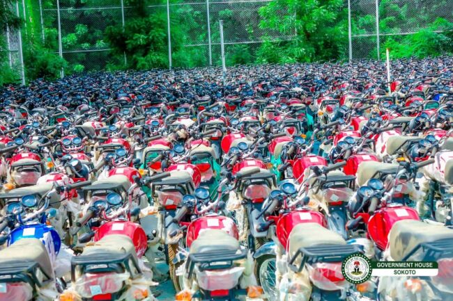 motorcycles to community guard corps