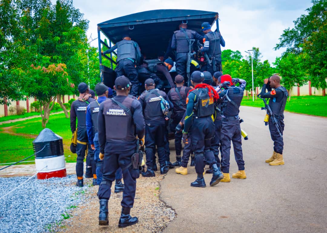 Mining marshals arrest seven illegal miners in Kogi
