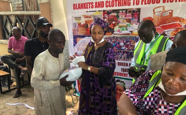 Borno flood: Foundation donates N15m to nursing mothers, sick children