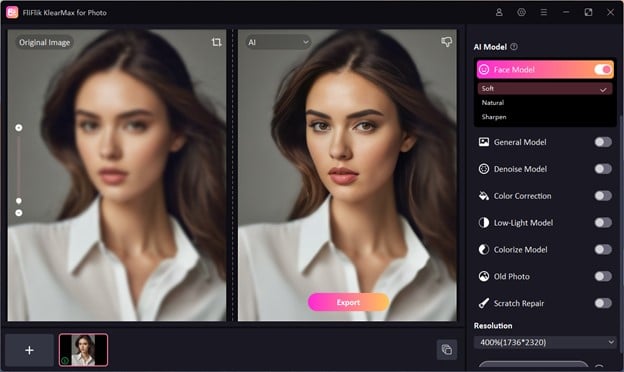 Image getting enhanced
