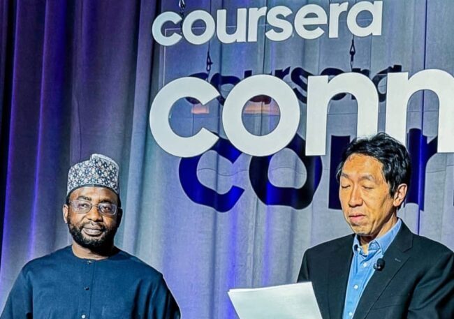 NITDA receives Coursera Global Impact Award for advancing digital skills in Nigeria