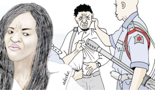 ‘My wife stripped naked got me arrested