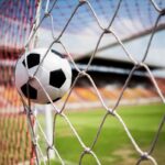 Football in the net
