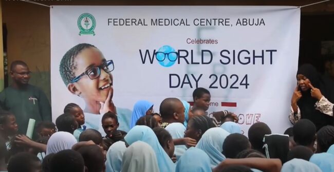 FMC Jabi conducts free eye screening for children in Abuja community