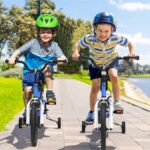 Kids riding Bike