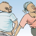 My wife pulled my scrotum
