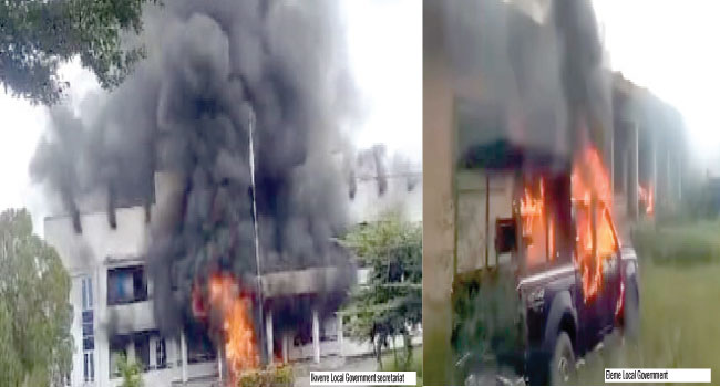 Three feared dead as thugs set three Rivers LGs ablaze