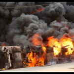 petrol tanker catches fire in Ibadan, Tanker explosion in Ibadan