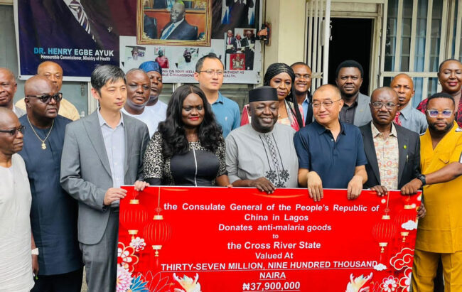Chinese govt donates anti-malaria drugs to Cross River