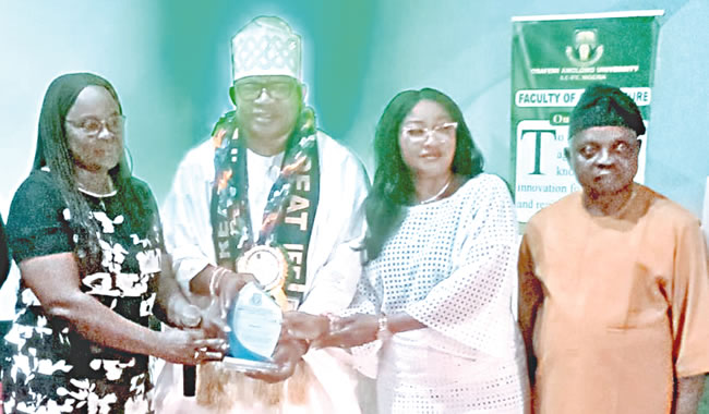 OAU’s Faculty of Agriculture honours Adegoke