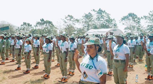Corps members in Oyo