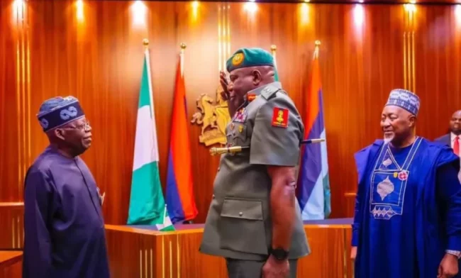 Oluyede's confirmation as COAS