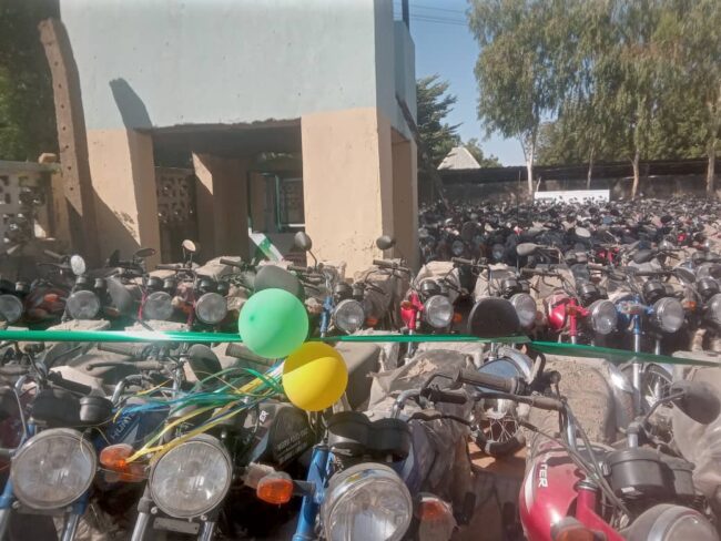 Deputy Senate President motorcycles
