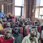 skill acquisition for freed minors, JUST IN: Released #EndBadGovernance protesters arrive Aso Rock