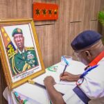 NSCDC boss signs condolence register