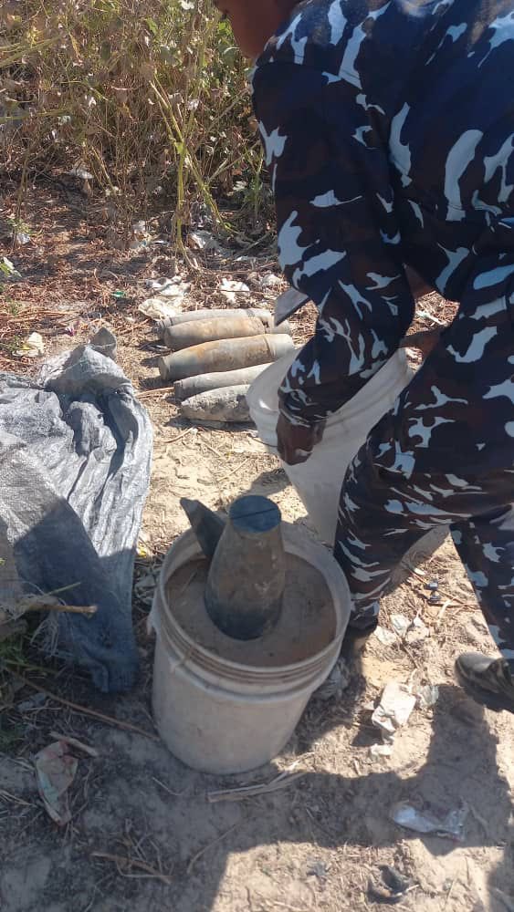 Police recover explosives