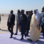 Tinubu arrives in Saudi Arabia