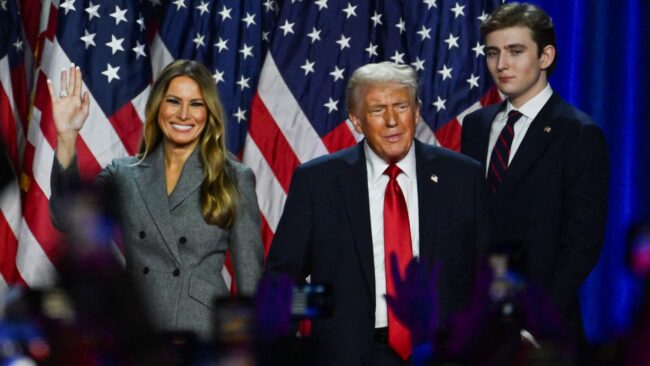 Trump declares victory