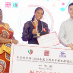 Nigerian lady wins Chinese singing competition