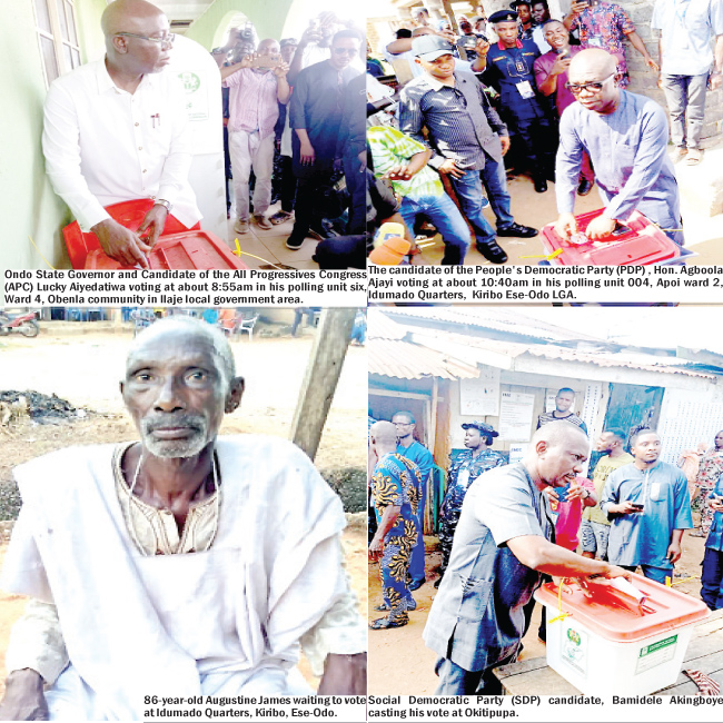 residents wait on INEC for guber results
