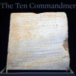 Ancient 10 Commandments tablet
