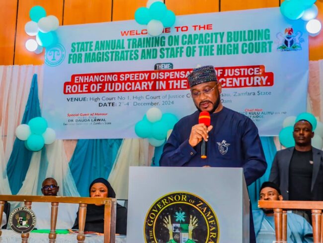 Lawal commits to judicial independence