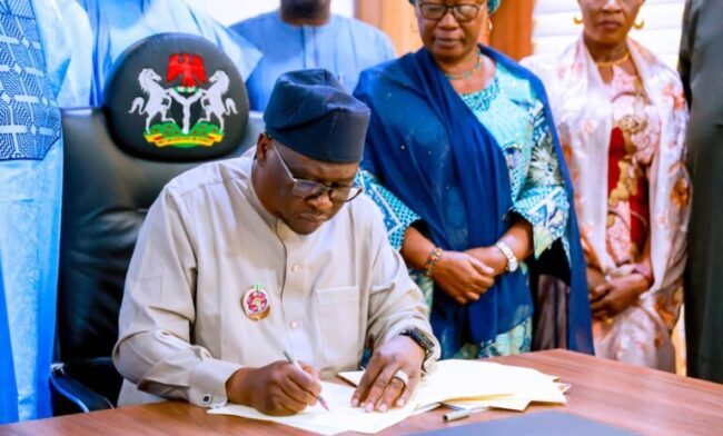 Fintiri signs N486.2bn