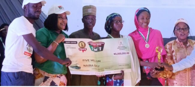 Gombe Poly pair wins NOA's values charter campus debate, gets N5m prize