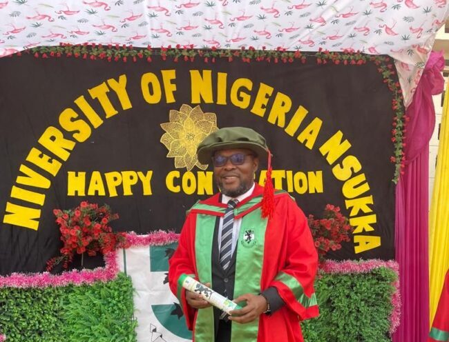 Iworiso-Markson bags doctorate