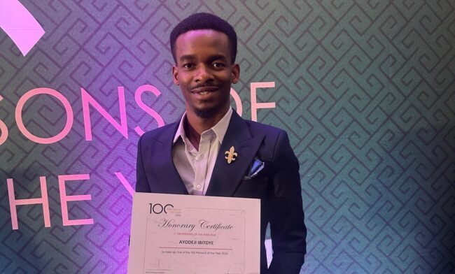 Ayodeji James Ibitoye Earns Spot in the Prestigious 40 Under 40 Innovations, 100 Persons of the Year Honors