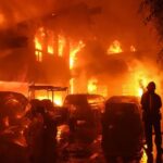 Wildfire in Malibu, Fire razes one-storey building, Ibadan fire outbreak