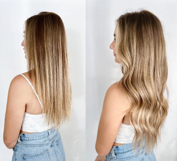 Young lady with styled Hair