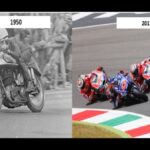 evolvement of MotoGP motorcycles