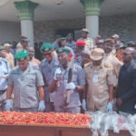 Customs seizes six rifles concealed inside Garri sacks at Oyo border