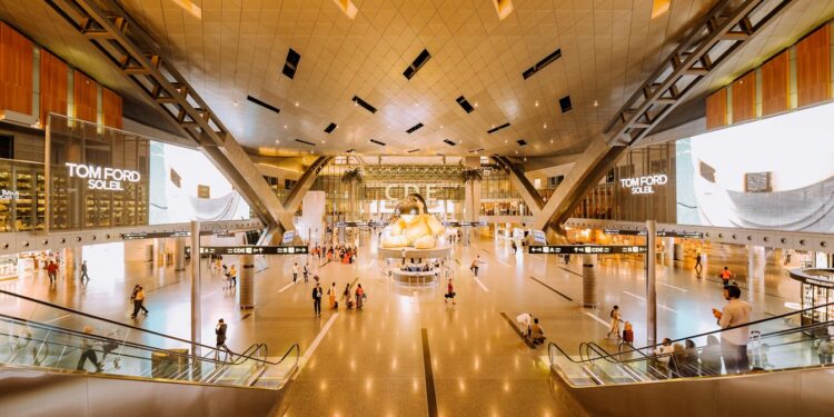 Airport in Doha, Qatar