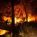 fire hits Hollywood Hills,Los Angeles wildfires, TV productions in Los Angeles