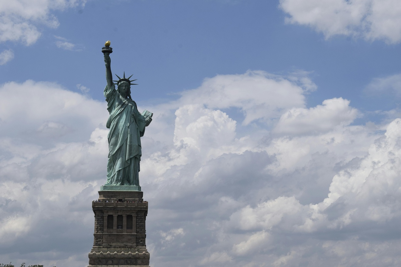 Statue of liberty is symbolic for U.S. immigration