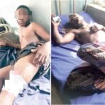 Boy escapes death on father’s bike