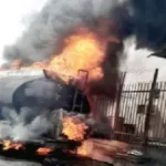 Enugu petrol tanker explosion, Many feared dead, eight vehicles burnt in Enugu-Onitsha expressway tanker explosion