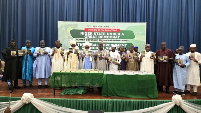 Gov Bago lauds Agaie LG chairman for launching books on democracy, governance