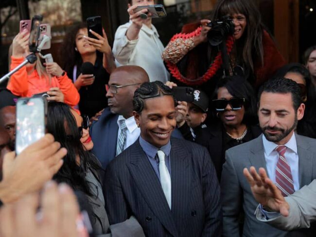 A$AP Rocky not guilty