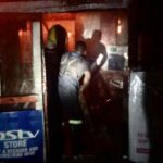 Fire razes shops at Oyo