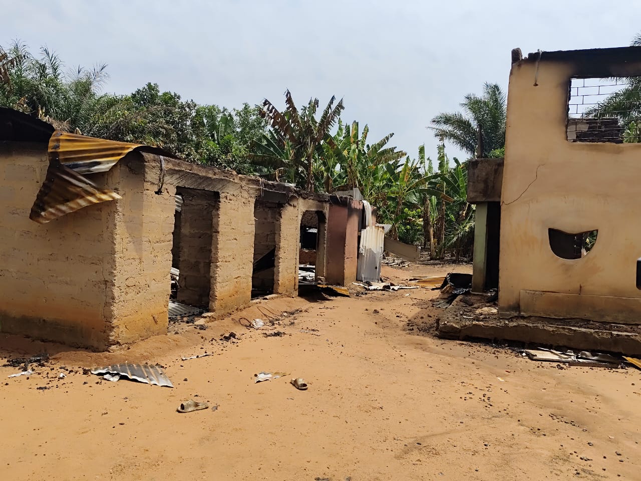 suspected militants invade