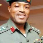 Major General Jemitola slumps