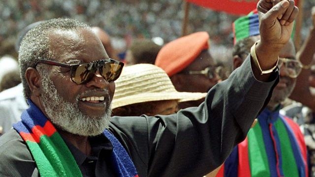 Namibia’s first president, Sam Nujoma,