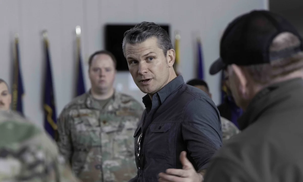 US Defence Secretary, Pete Hegseth,