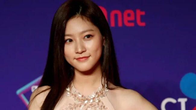 South Korean actress Kim Sae-ron,